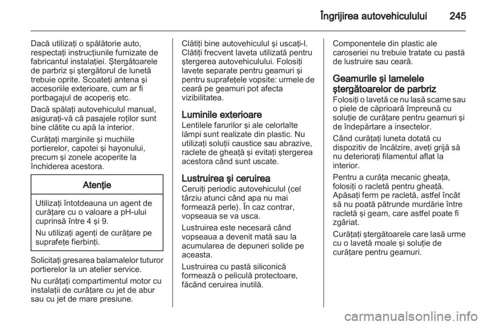 OPEL INSIGNIA 2013  Manual de utilizare (in Romanian) 