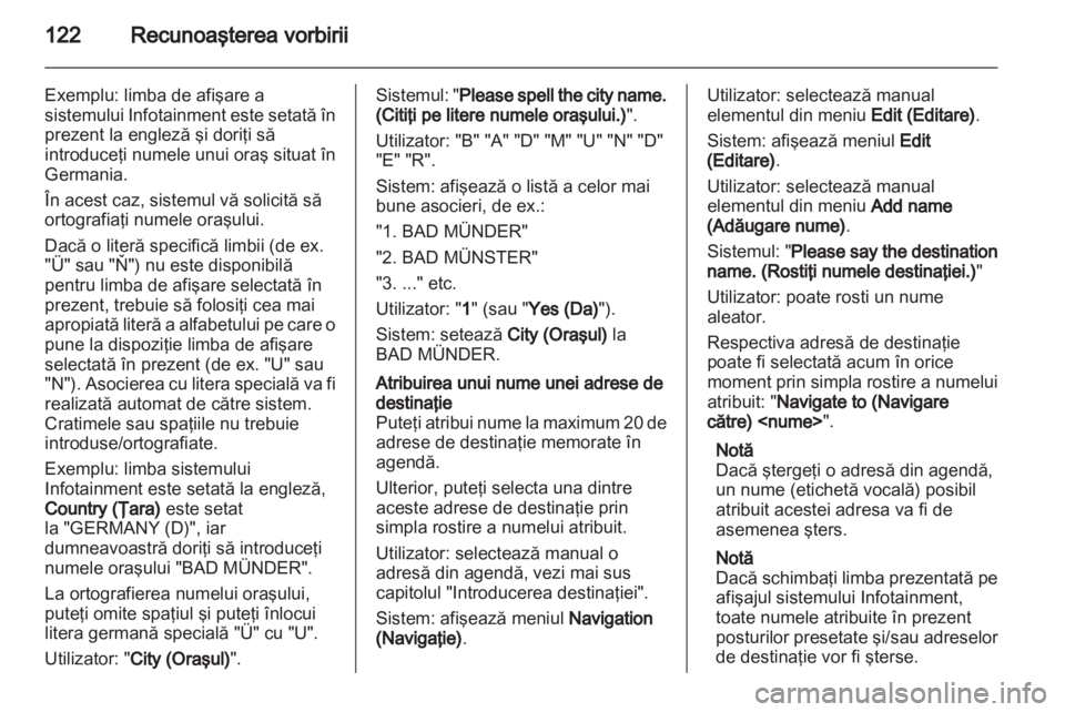OPEL INSIGNIA 2013.5  Manual pentru sistemul Infotainment (in Romanian) 