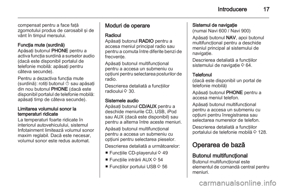 OPEL INSIGNIA 2013.5  Manual pentru sistemul Infotainment (in Romanian) 