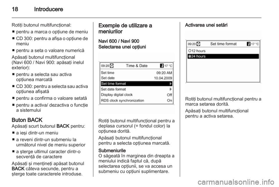 OPEL INSIGNIA 2013.5  Manual pentru sistemul Infotainment (in Romanian) 