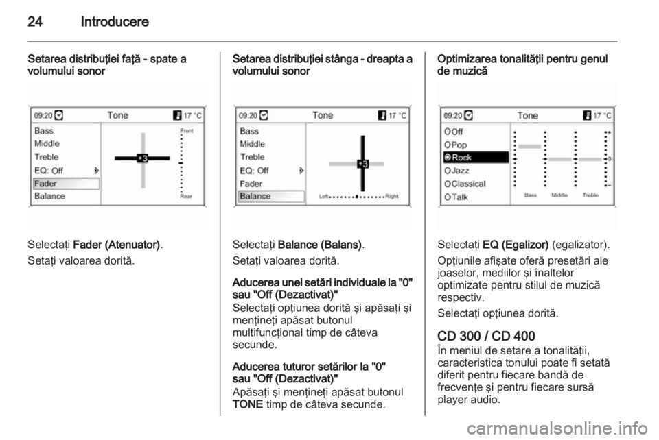 OPEL INSIGNIA 2013.5  Manual pentru sistemul Infotainment (in Romanian) 