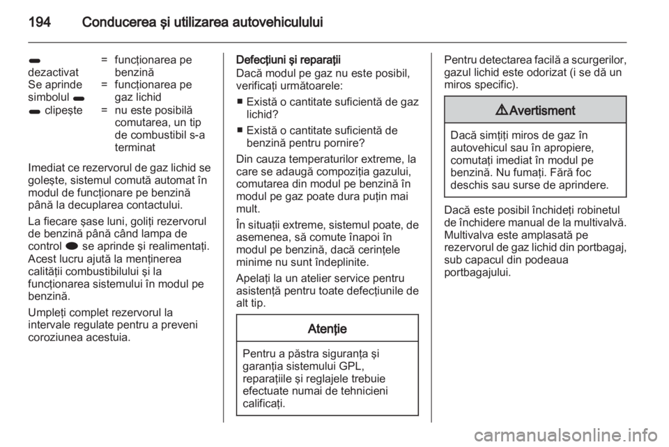 OPEL INSIGNIA 2013.5  Manual de utilizare (in Romanian) 
