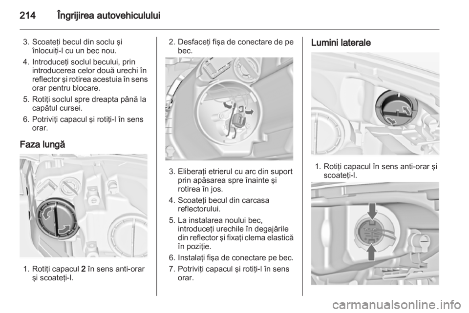OPEL INSIGNIA 2013.5  Manual de utilizare (in Romanian) 