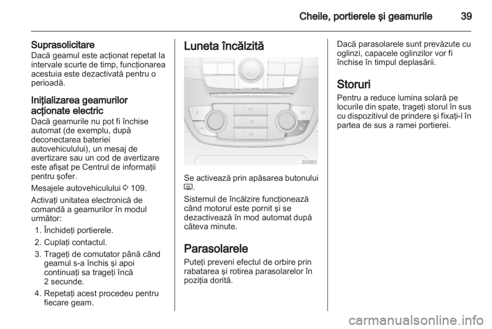 OPEL INSIGNIA 2013.5  Manual de utilizare (in Romanian) 