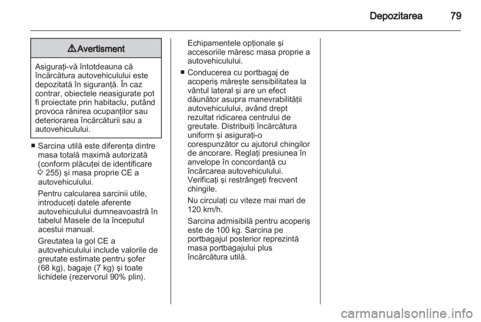 OPEL INSIGNIA 2013.5  Manual de utilizare (in Romanian) 