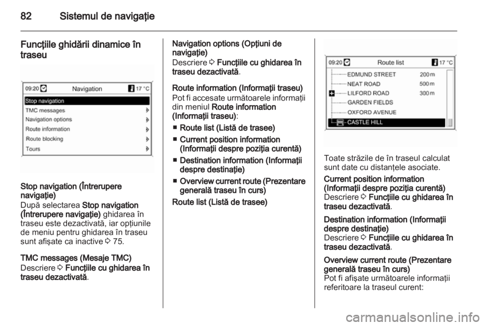 OPEL MERIVA 2011  Manual pentru sistemul Infotainment (in Romanian) 