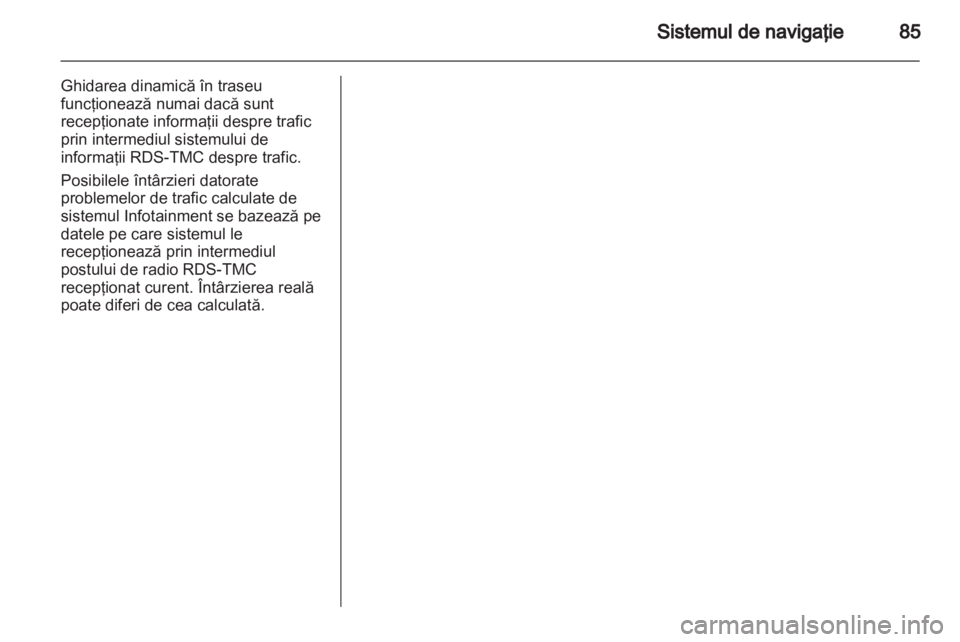 OPEL MERIVA 2011  Manual pentru sistemul Infotainment (in Romanian) 