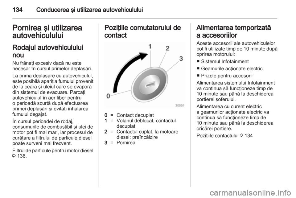 OPEL MERIVA 2011  Manual de utilizare (in Romanian) 