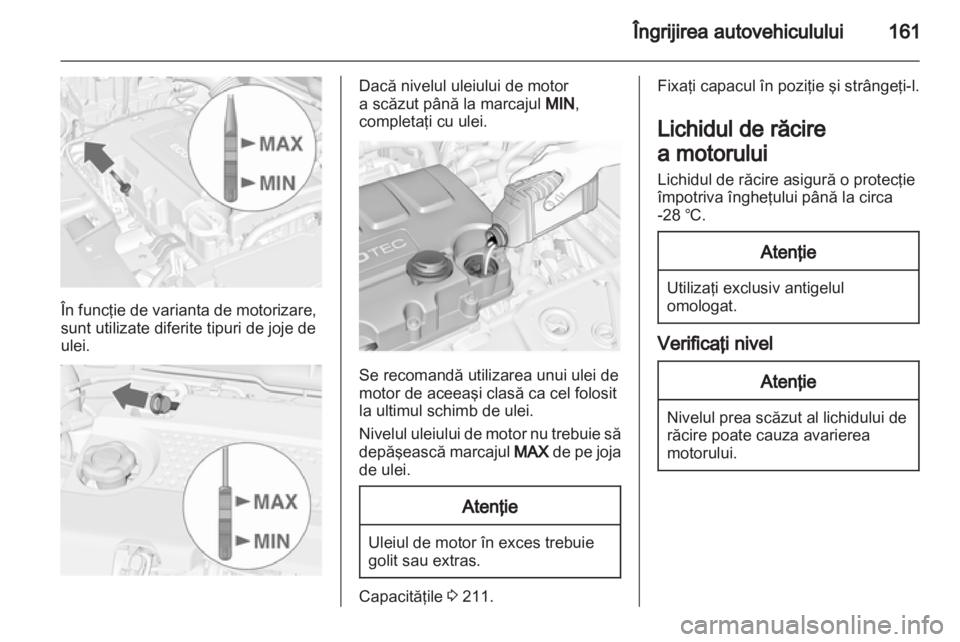 OPEL MERIVA 2011  Manual de utilizare (in Romanian) 