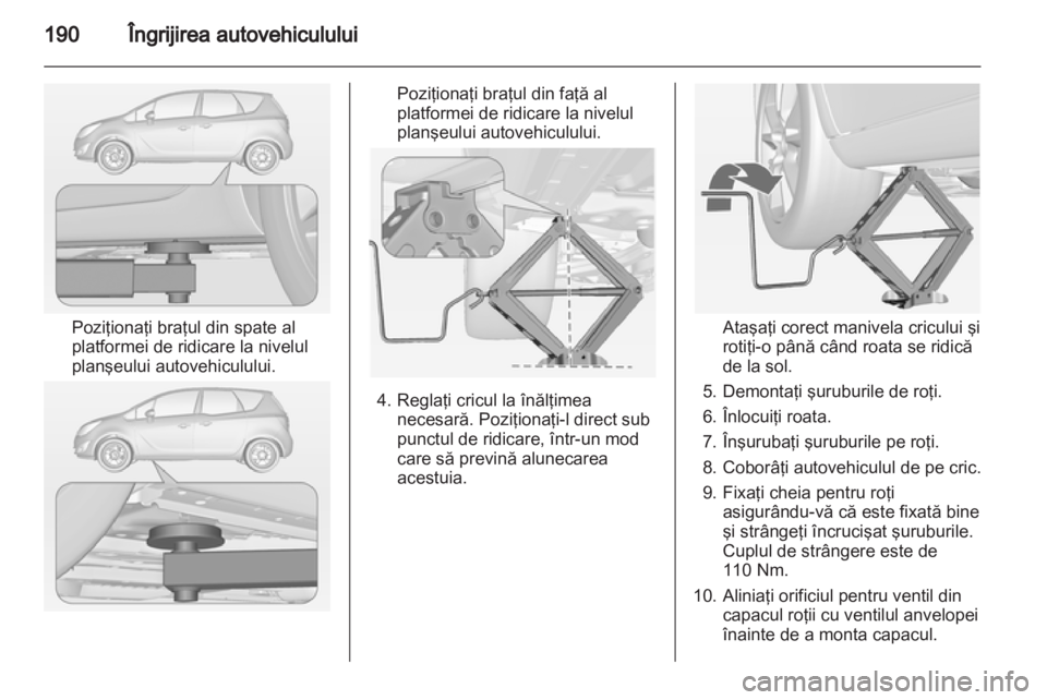 OPEL MERIVA 2011  Manual de utilizare (in Romanian) 