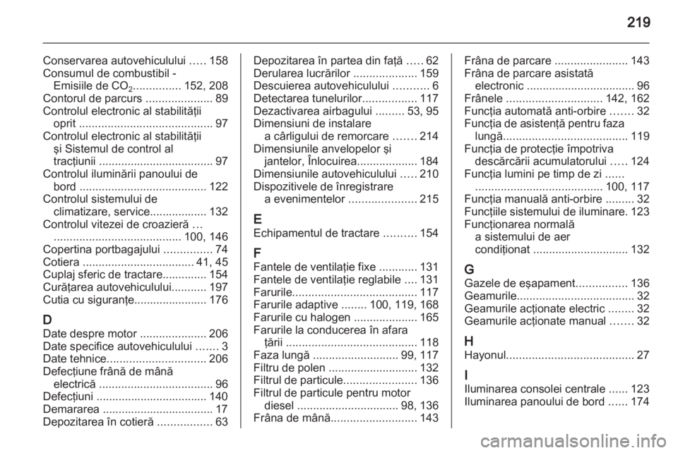 OPEL MERIVA 2011  Manual de utilizare (in Romanian) 