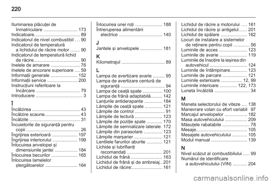 OPEL MERIVA 2011  Manual de utilizare (in Romanian) 