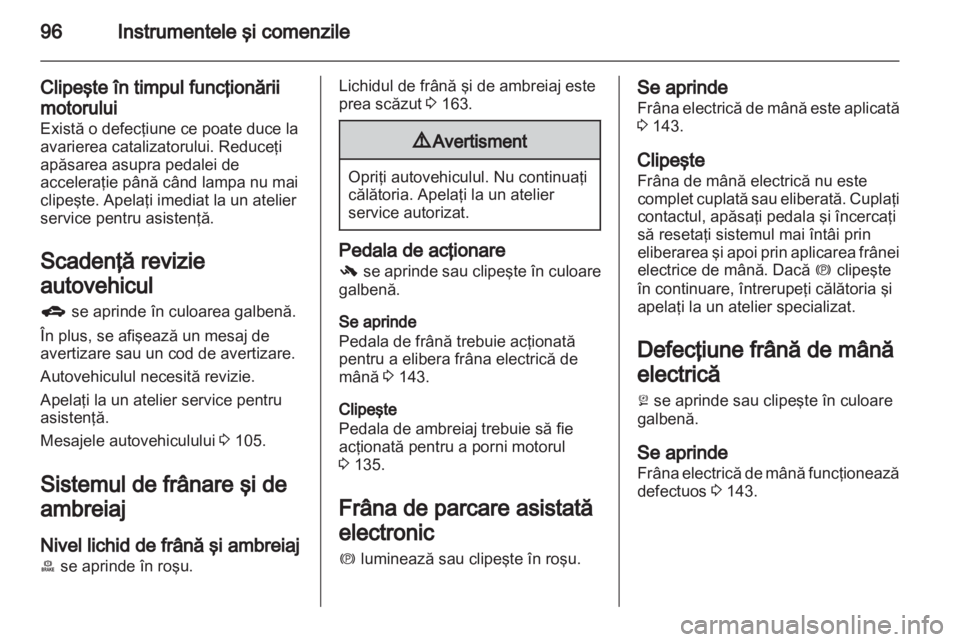OPEL MERIVA 2011  Manual de utilizare (in Romanian) 