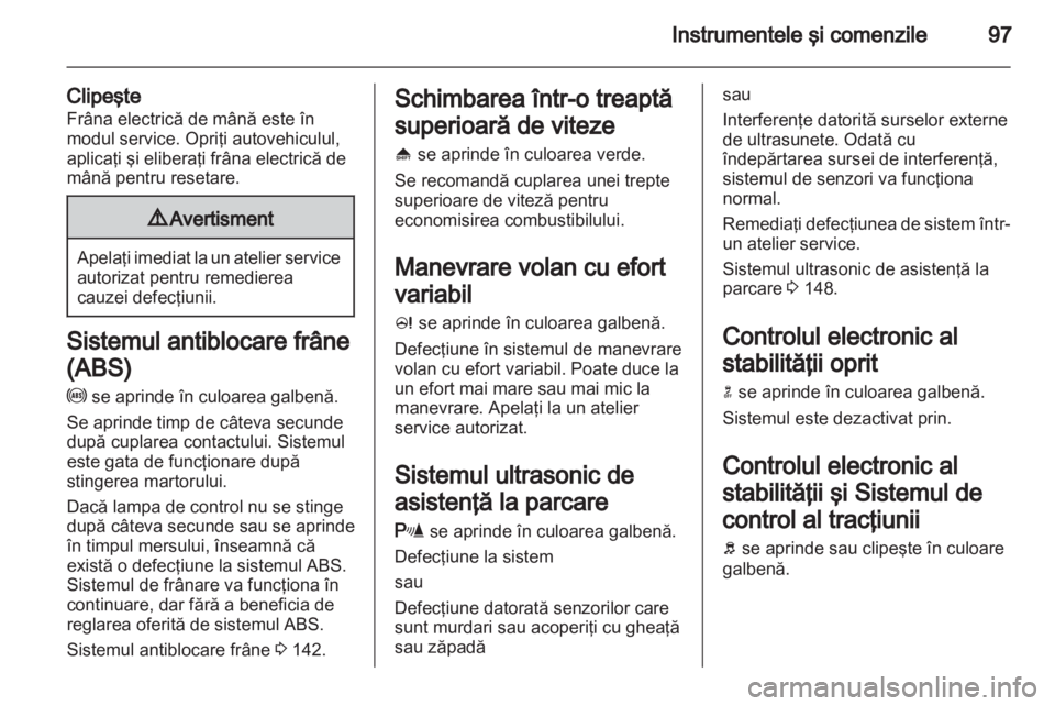 OPEL MERIVA 2011  Manual de utilizare (in Romanian) 