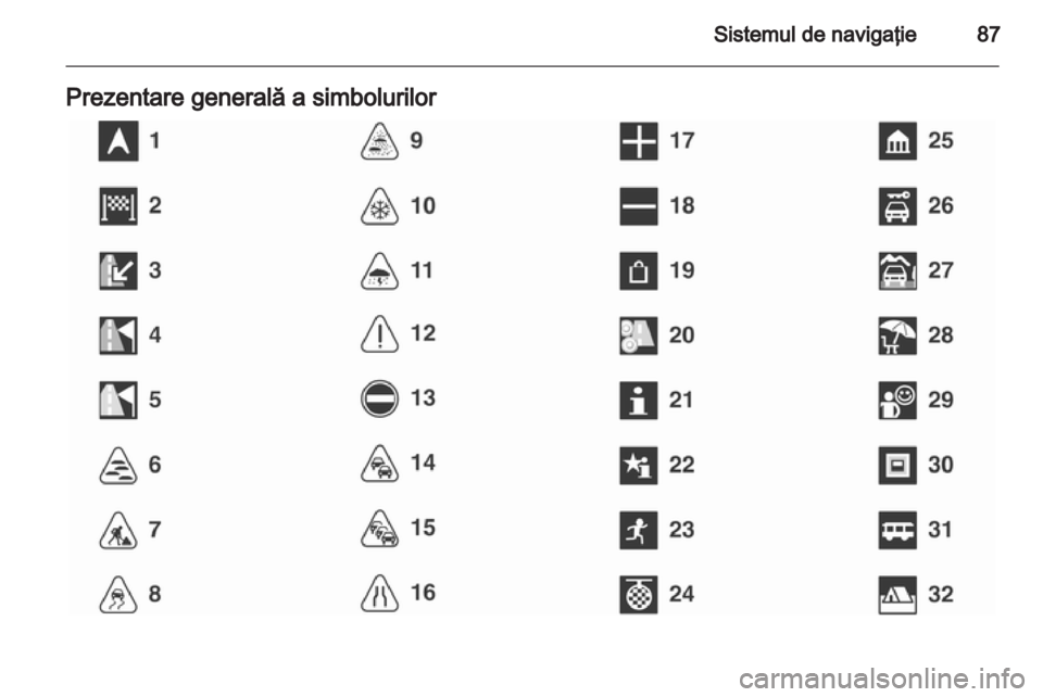 OPEL MERIVA 2011.25  Manual pentru sistemul Infotainment (in Romanian) 