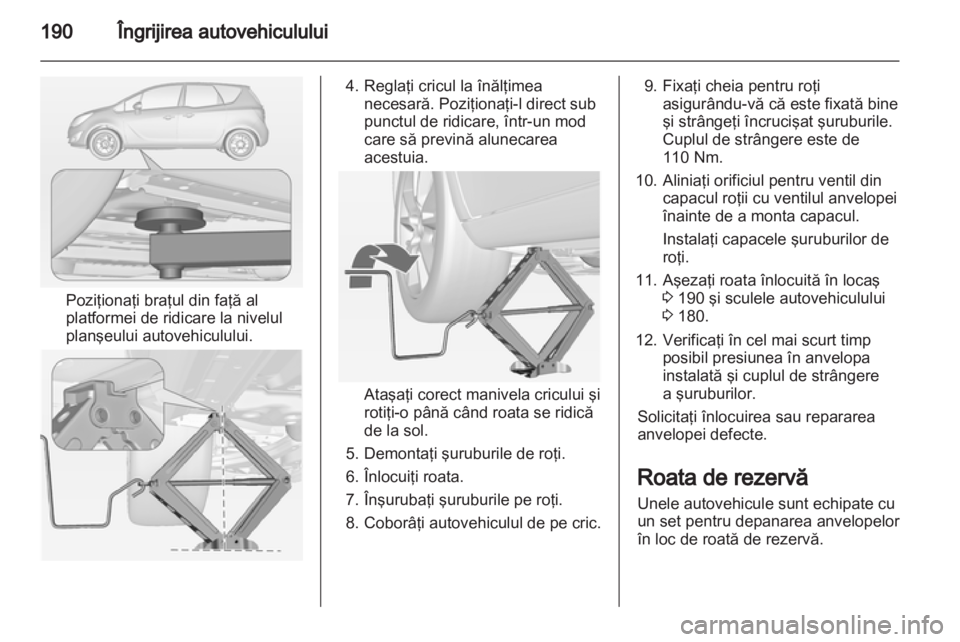 OPEL MERIVA 2011.5  Manual de utilizare (in Romanian) 