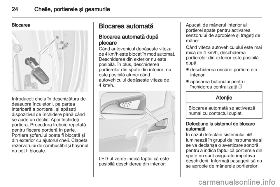 OPEL MERIVA 2011.5  Manual de utilizare (in Romanian) 