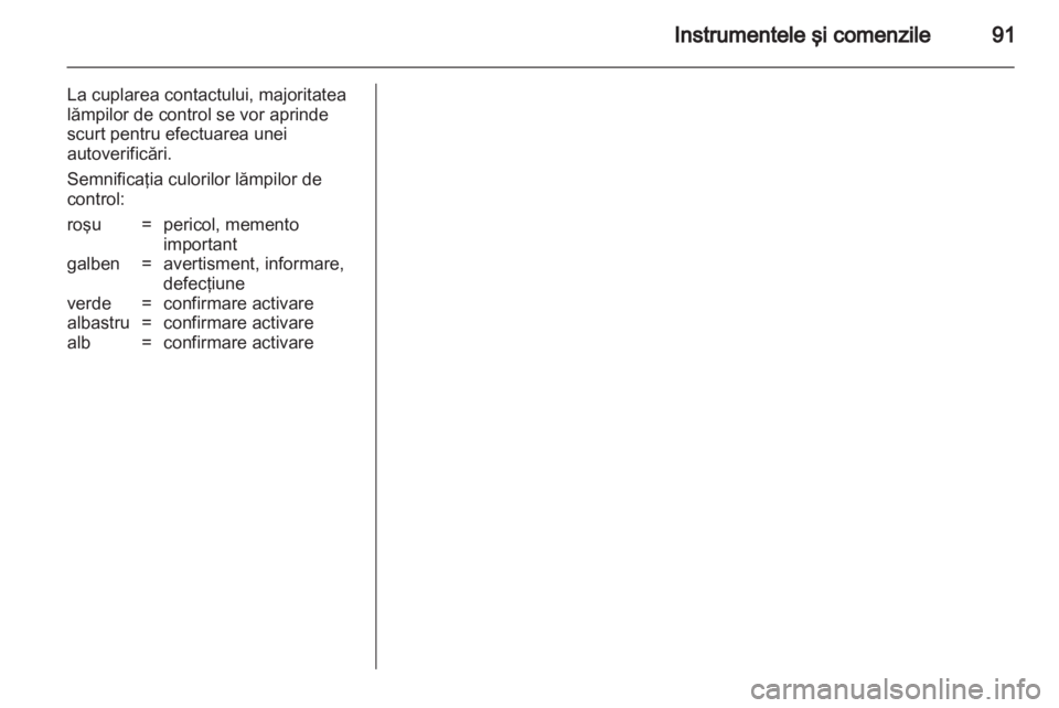 OPEL MERIVA 2011.5  Manual de utilizare (in Romanian) 