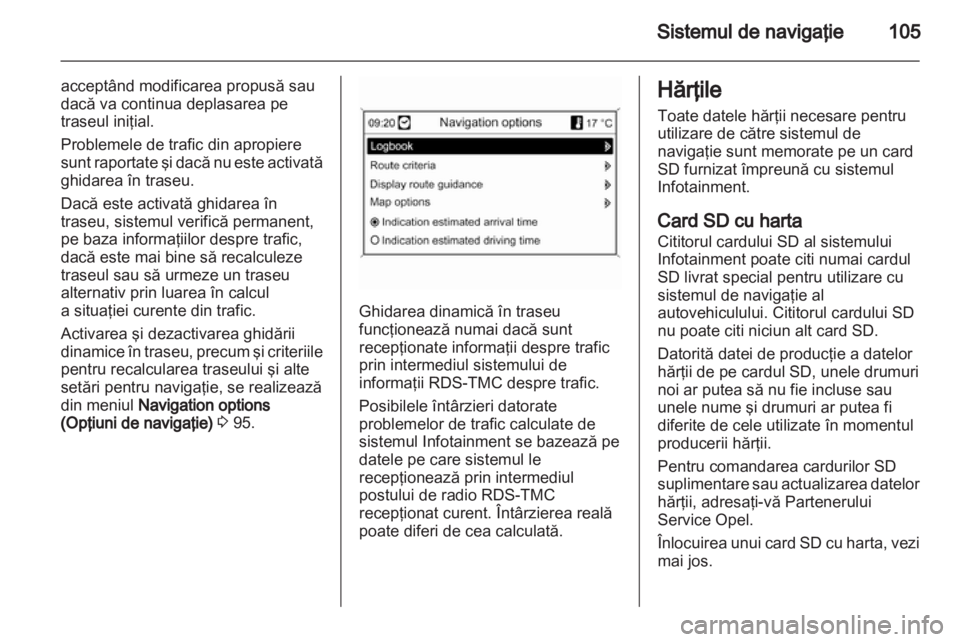 OPEL MERIVA 2012  Manual pentru sistemul Infotainment (in Romanian) 