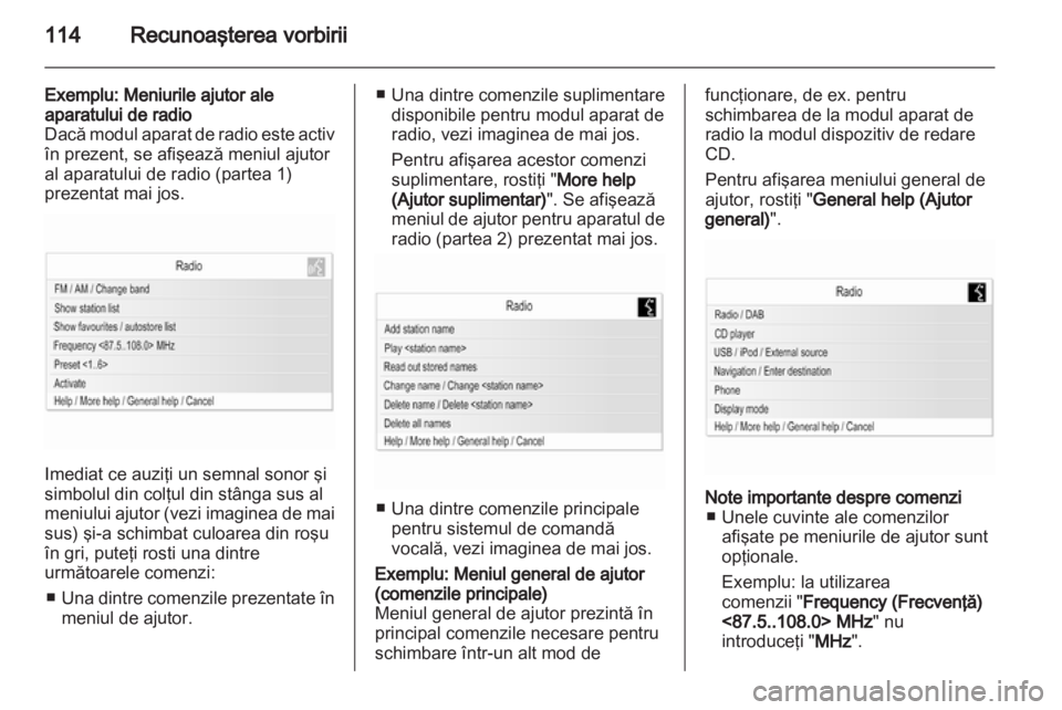 OPEL MERIVA 2012  Manual pentru sistemul Infotainment (in Romanian) 