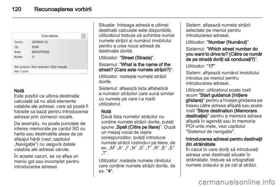 OPEL MERIVA 2012  Manual pentru sistemul Infotainment (in Romanian) 