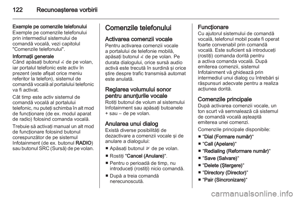 OPEL MERIVA 2012  Manual pentru sistemul Infotainment (in Romanian) 