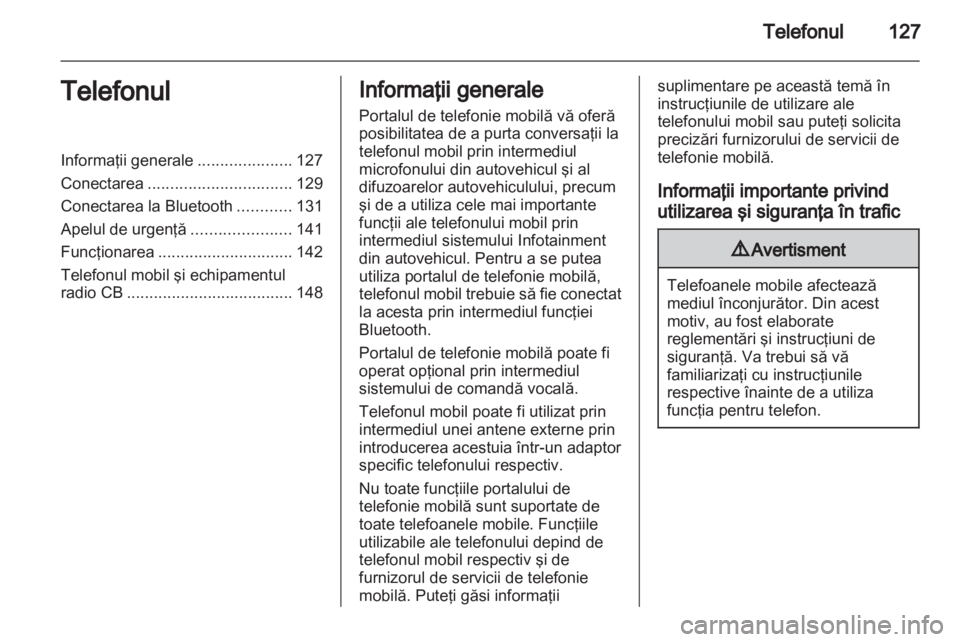 OPEL MERIVA 2012  Manual pentru sistemul Infotainment (in Romanian) 