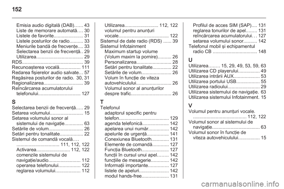 OPEL MERIVA 2012  Manual pentru sistemul Infotainment (in Romanian) 
