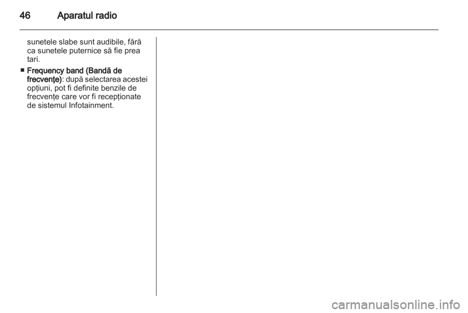 OPEL MERIVA 2012  Manual pentru sistemul Infotainment (in Romanian) 