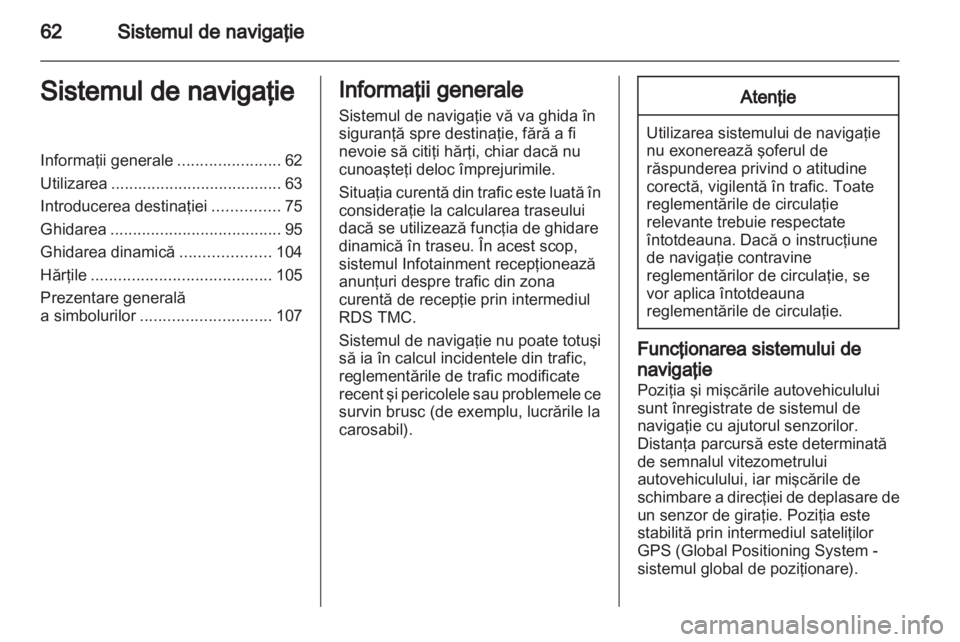 OPEL MERIVA 2012  Manual pentru sistemul Infotainment (in Romanian) 