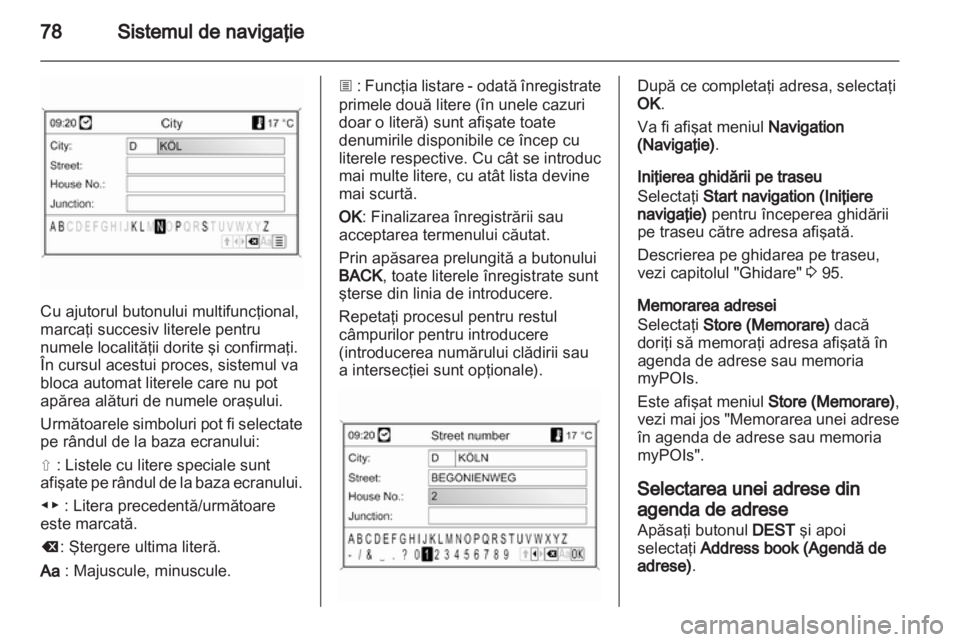 OPEL MERIVA 2012  Manual pentru sistemul Infotainment (in Romanian) 