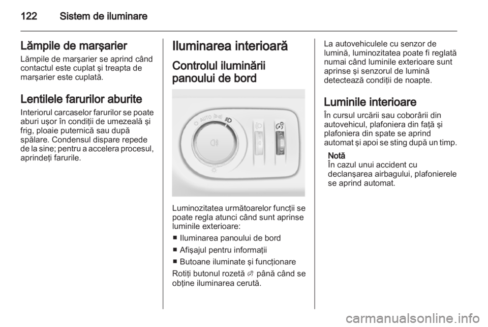 OPEL MERIVA 2012  Manual de utilizare (in Romanian) 