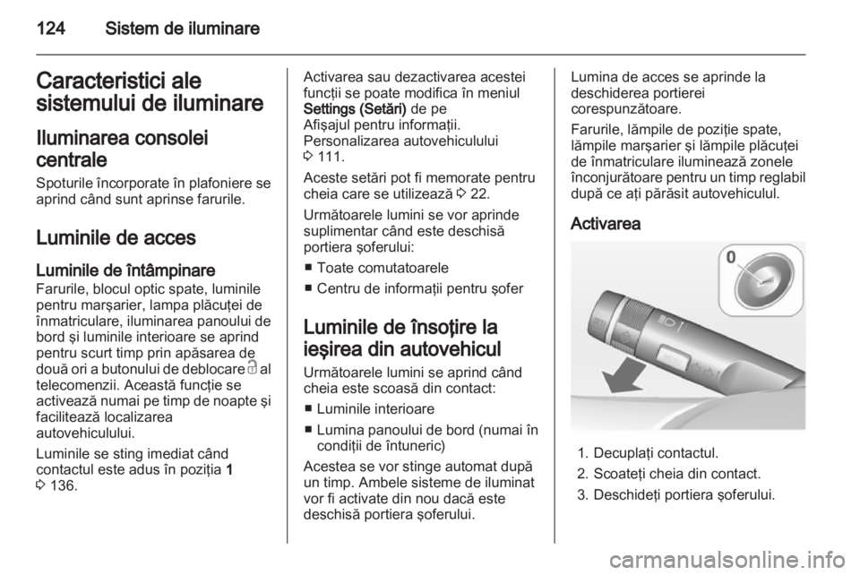 OPEL MERIVA 2012  Manual de utilizare (in Romanian) 