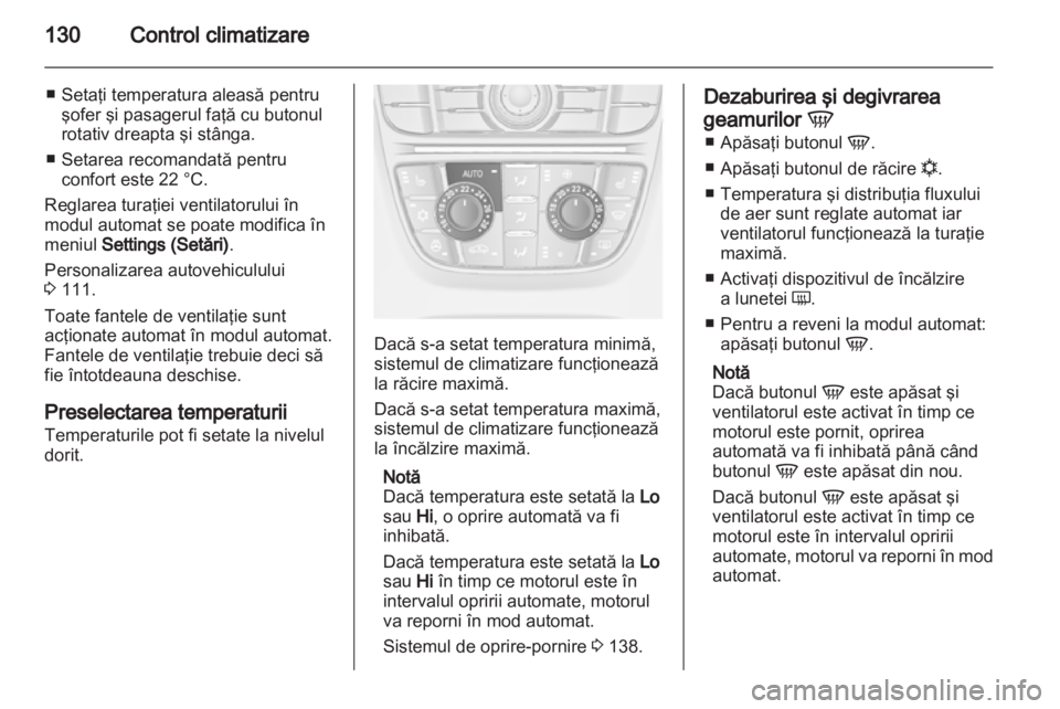 OPEL MERIVA 2012  Manual de utilizare (in Romanian) 