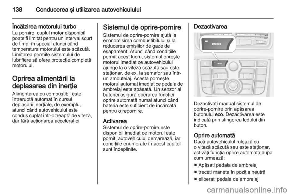 OPEL MERIVA 2012  Manual de utilizare (in Romanian) 