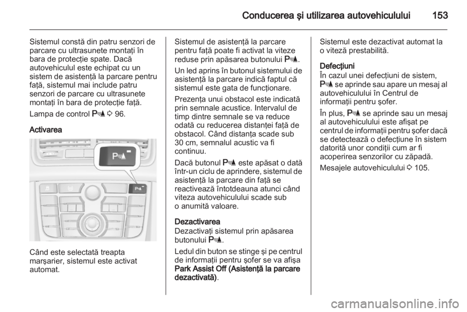 OPEL MERIVA 2012  Manual de utilizare (in Romanian) 
