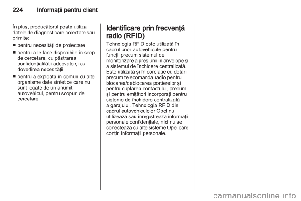 OPEL MERIVA 2012  Manual de utilizare (in Romanian) 