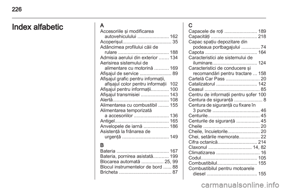 OPEL MERIVA 2012  Manual de utilizare (in Romanian) 