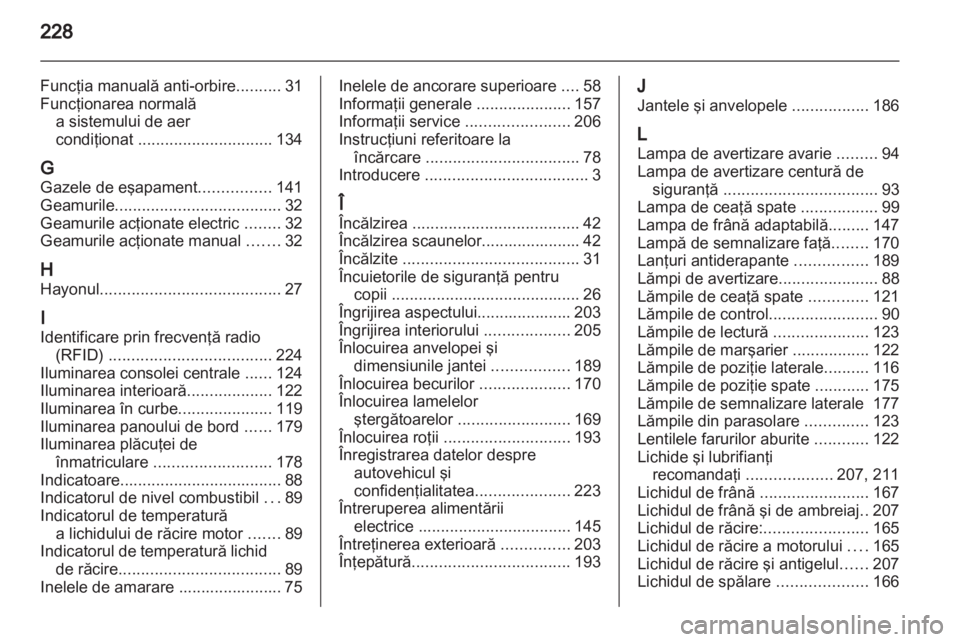 OPEL MERIVA 2012  Manual de utilizare (in Romanian) 