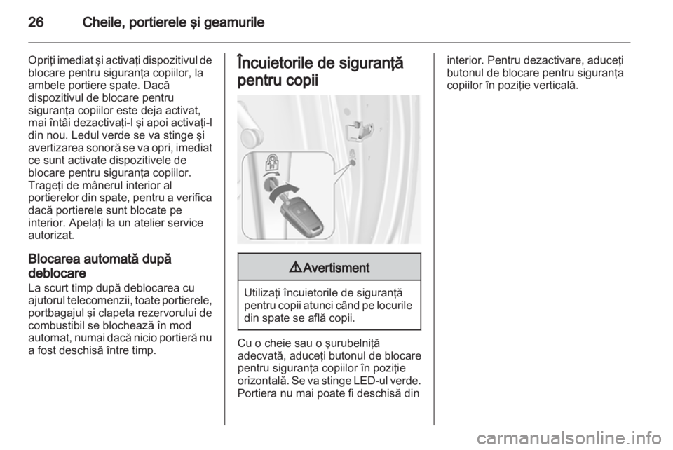 OPEL MERIVA 2012  Manual de utilizare (in Romanian) 
