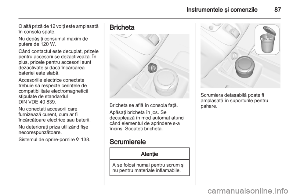 OPEL MERIVA 2012  Manual de utilizare (in Romanian) 