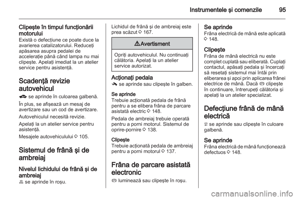 OPEL MERIVA 2012  Manual de utilizare (in Romanian) 