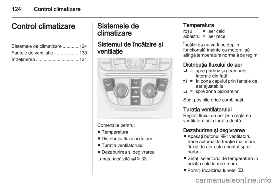 OPEL MERIVA 2012.5  Manual de utilizare (in Romanian) 