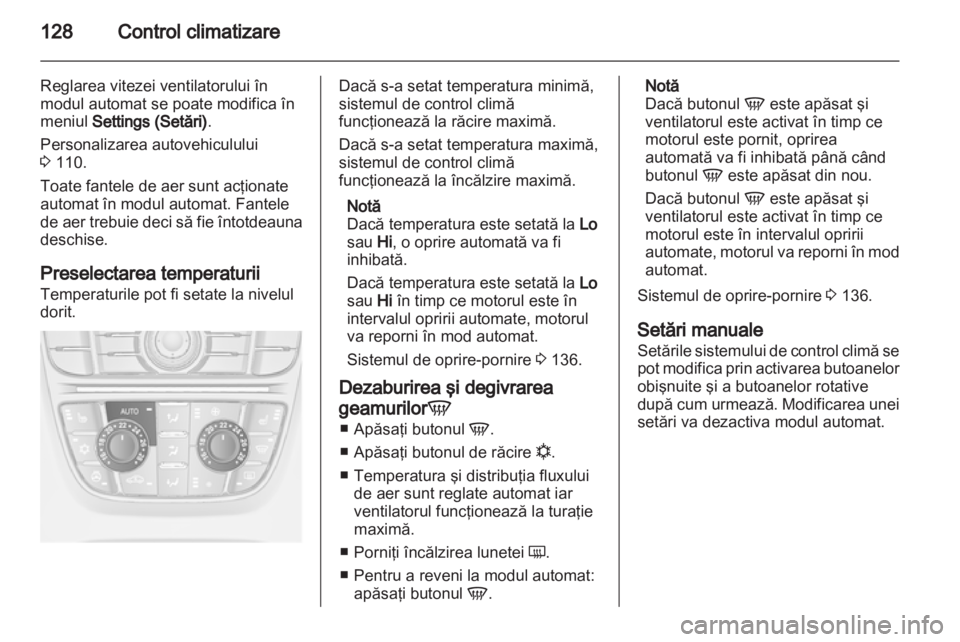 OPEL MERIVA 2012.5  Manual de utilizare (in Romanian) 
