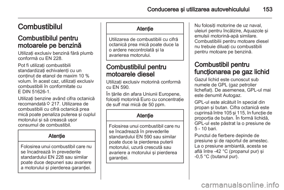 OPEL MERIVA 2012.5  Manual de utilizare (in Romanian) 
