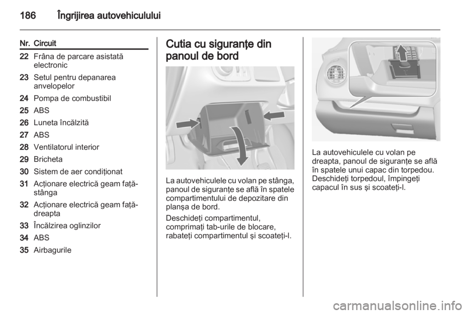 OPEL MERIVA 2012.5  Manual de utilizare (in Romanian) 