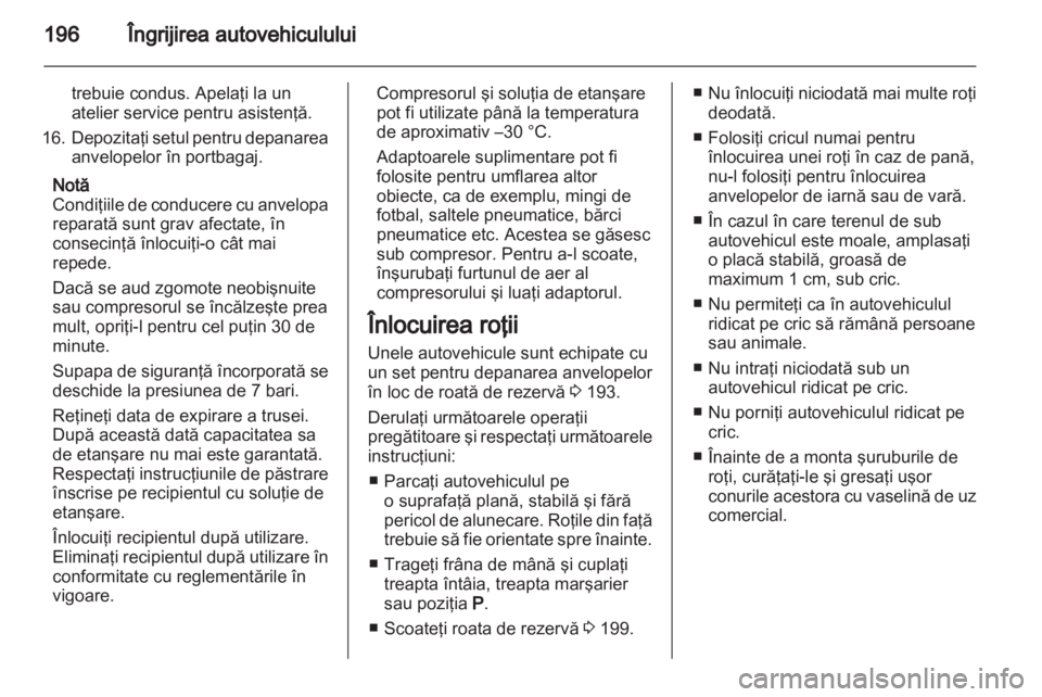 OPEL MERIVA 2012.5  Manual de utilizare (in Romanian) 