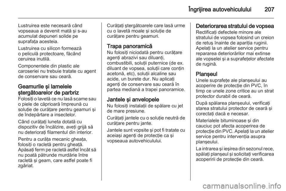 OPEL MERIVA 2012.5  Manual de utilizare (in Romanian) 