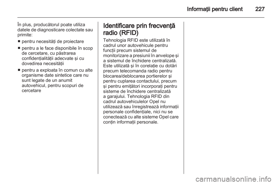 OPEL MERIVA 2012.5  Manual de utilizare (in Romanian) 