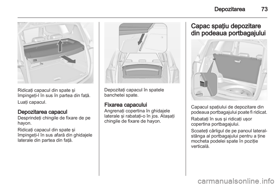 OPEL MERIVA 2012.5  Manual de utilizare (in Romanian) 